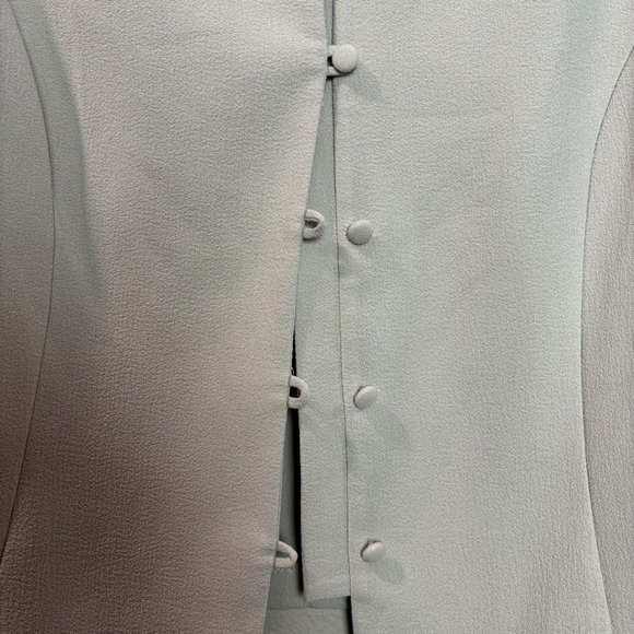 Danny & Nicole Women's 16 Beige Blazer Blouse Button Front Chic Classic Neutral - Picture 10 of 14